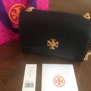Tory Burch Kira mini bag, pebbled, gently worn.